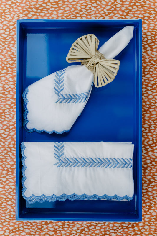 Embroidered Cotton Napkins