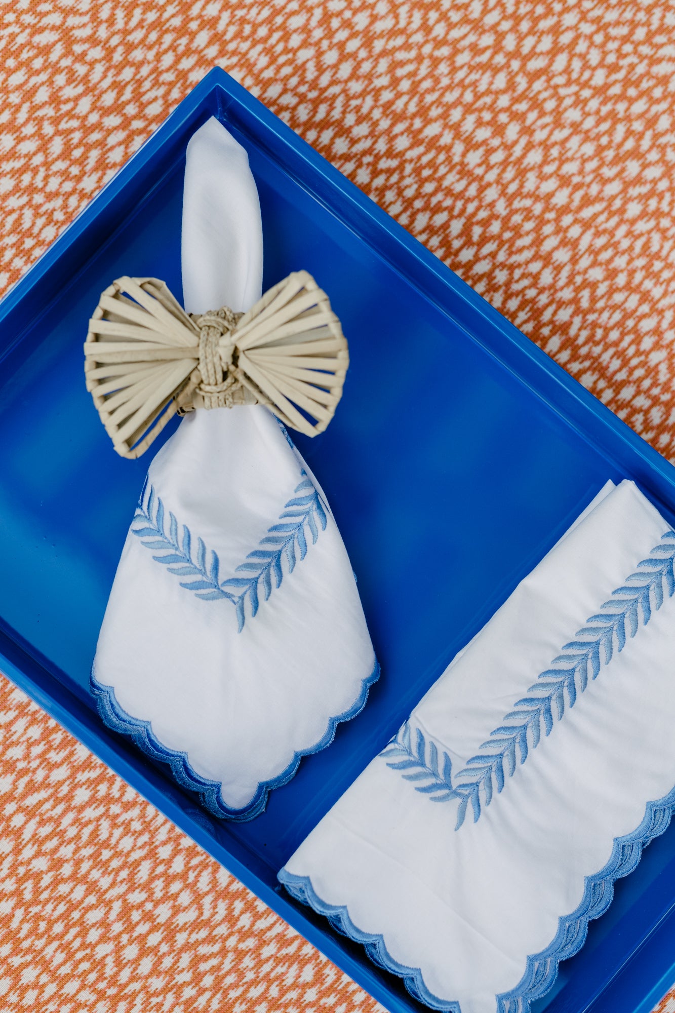 Embroidered Cotton Napkins