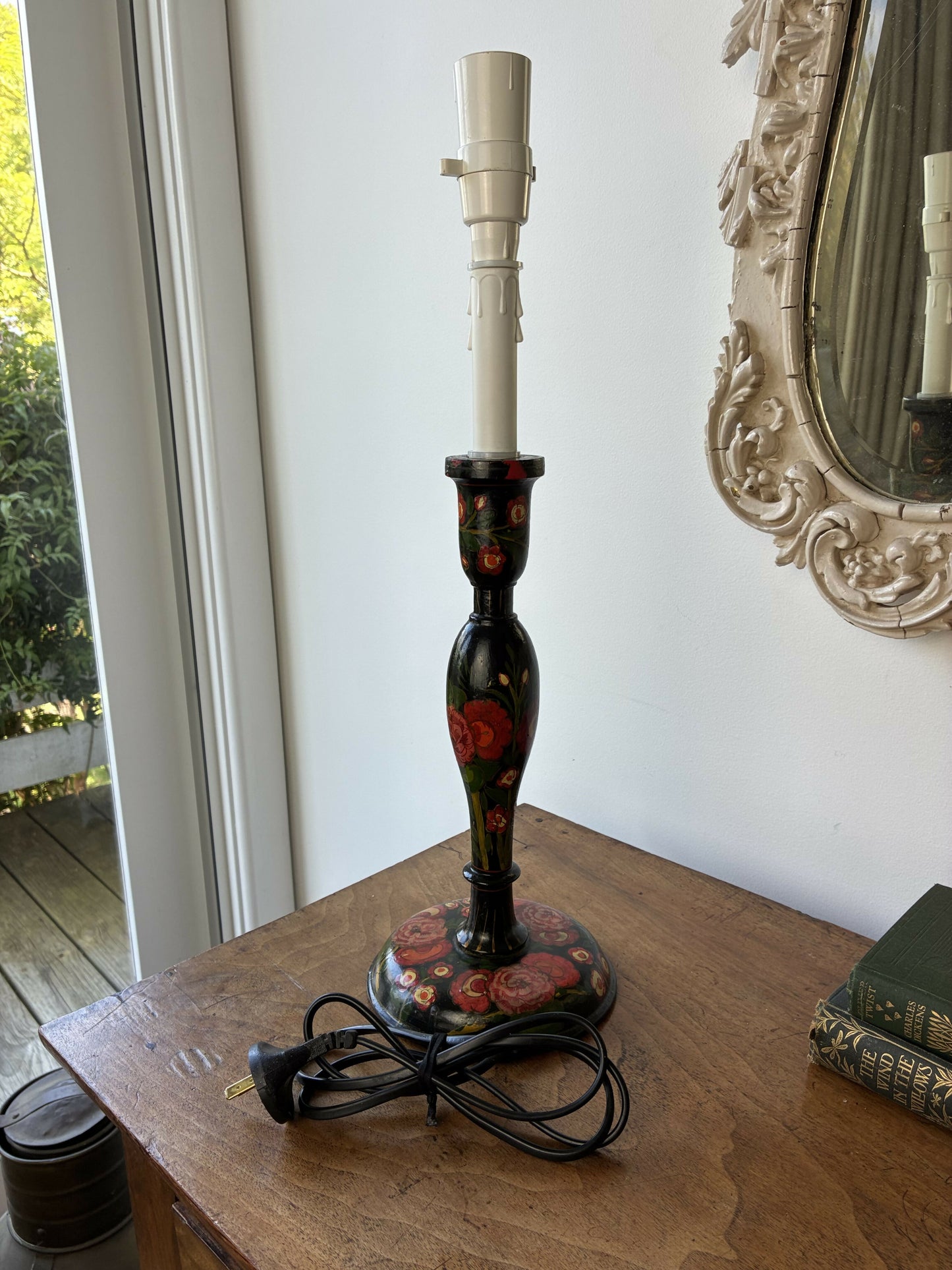 Kashmiri Laquerware Lamp Base