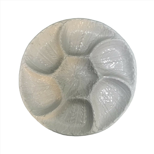 Italian White Majolica Platter