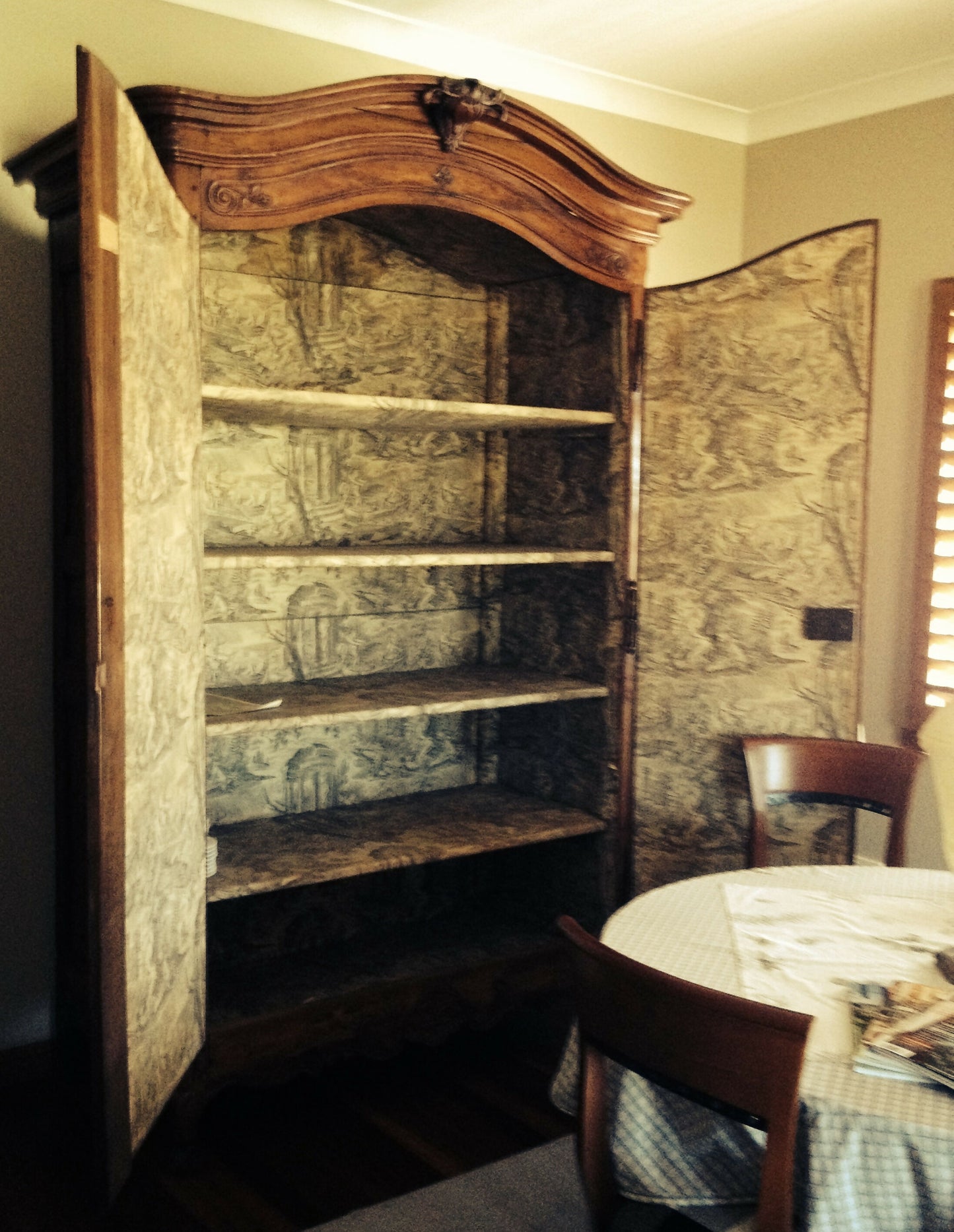 French Wedding Armoire, a fabulous French Find! dated 1796 (see images) 18th Century Louis XV, richly carved armoire from Provence