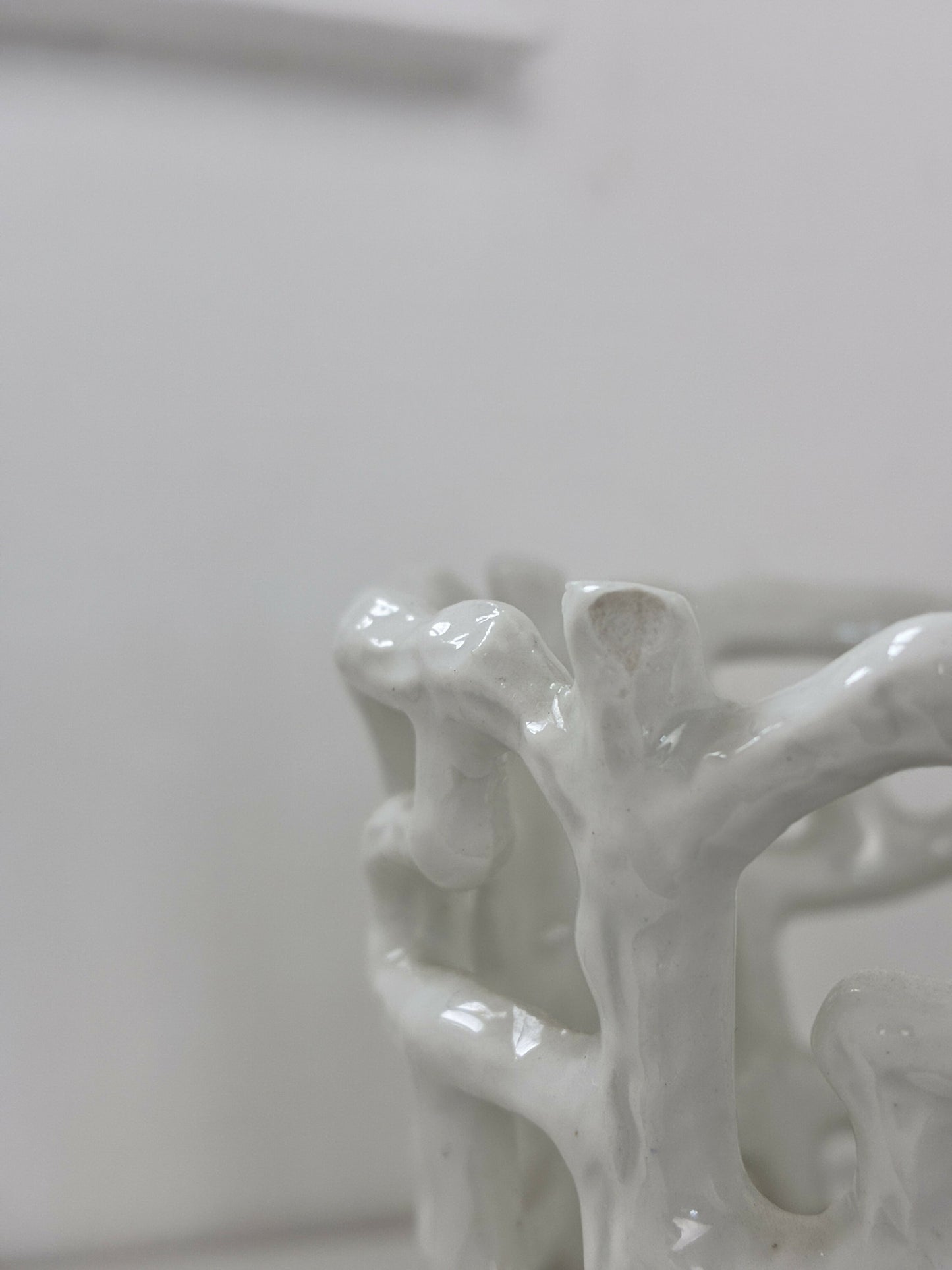 Faux Bois Twig Vase