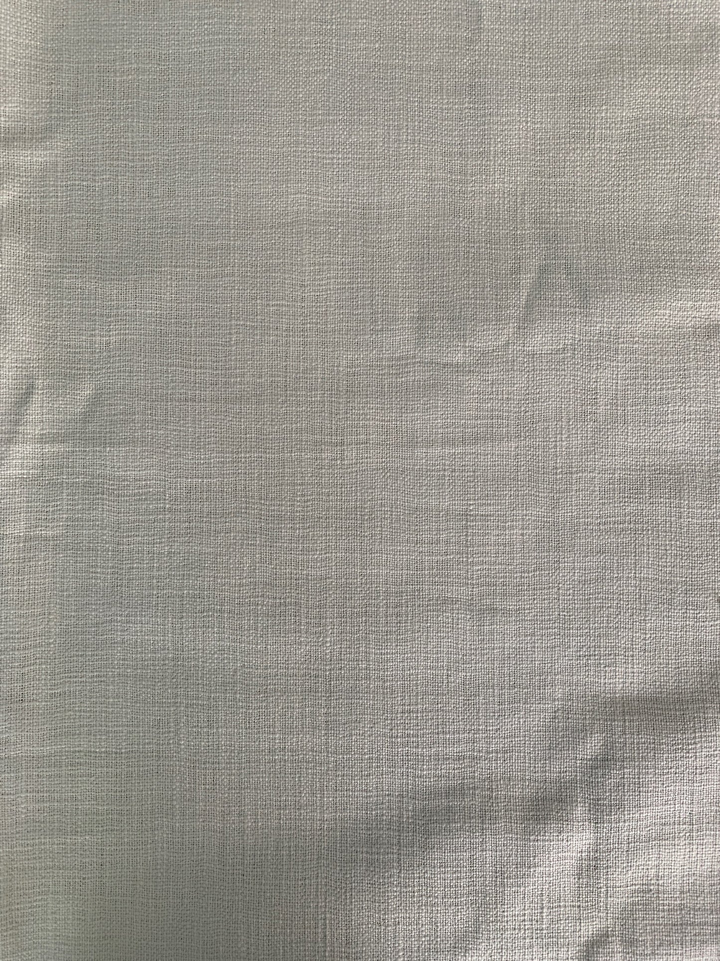 Cotton Pale Green Linen Fabric Remnant