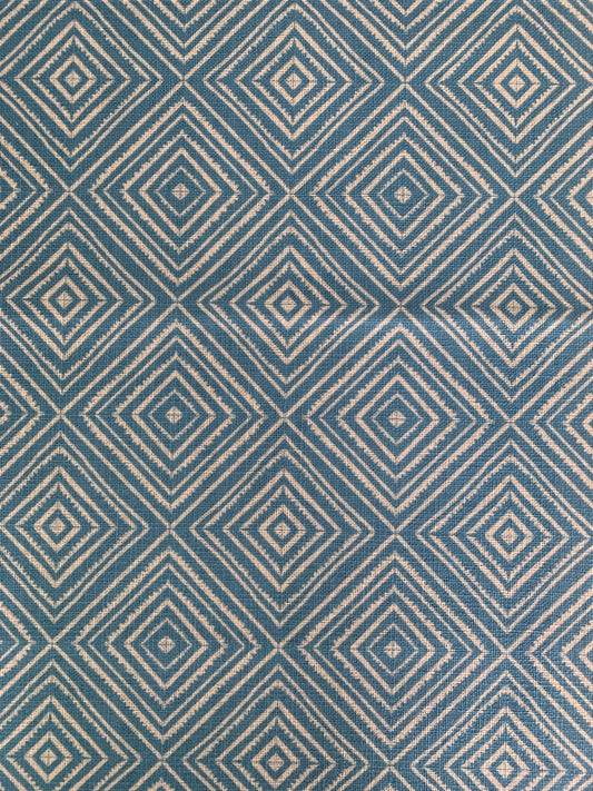 Square geometric Fabric Remnant