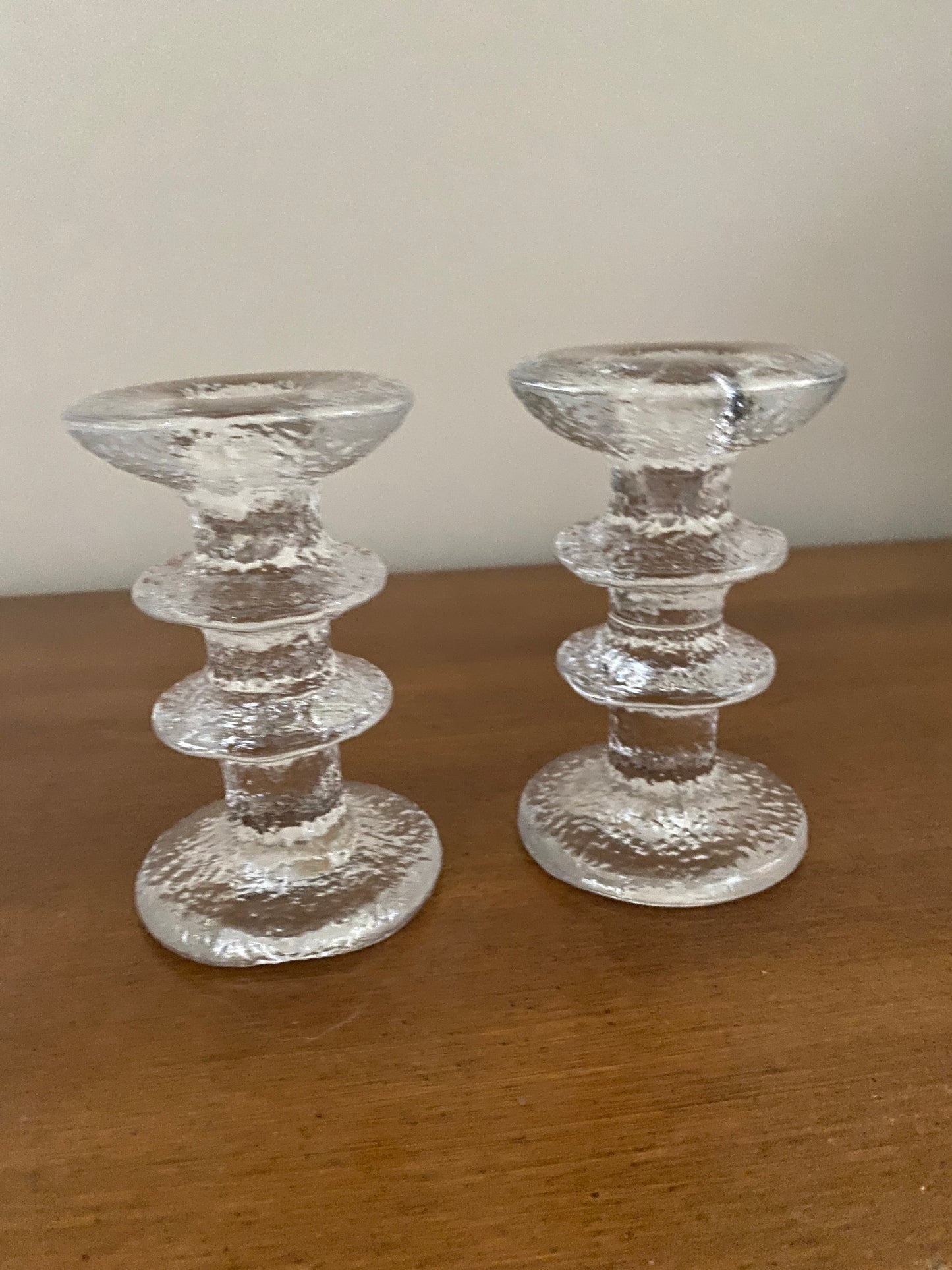 Pair iittala finland festivo candle holders