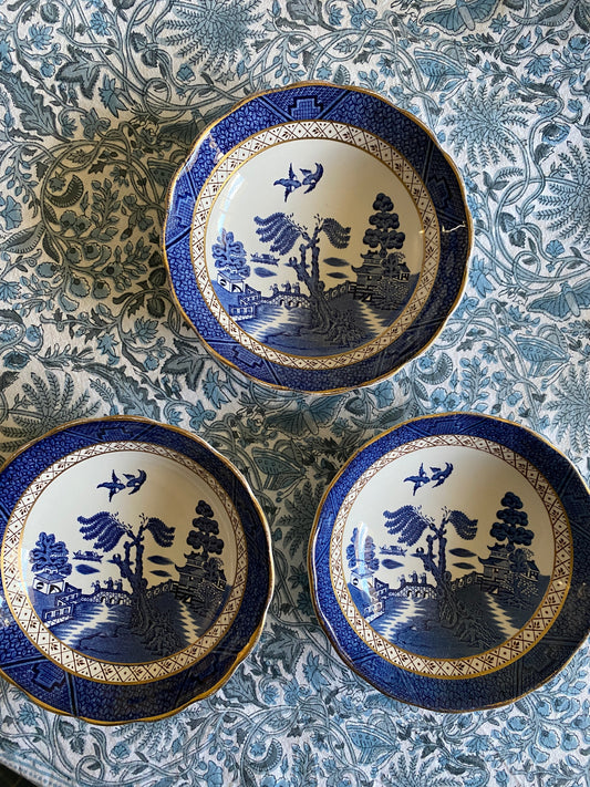 Booths Real Old Willow Cereal Bowls