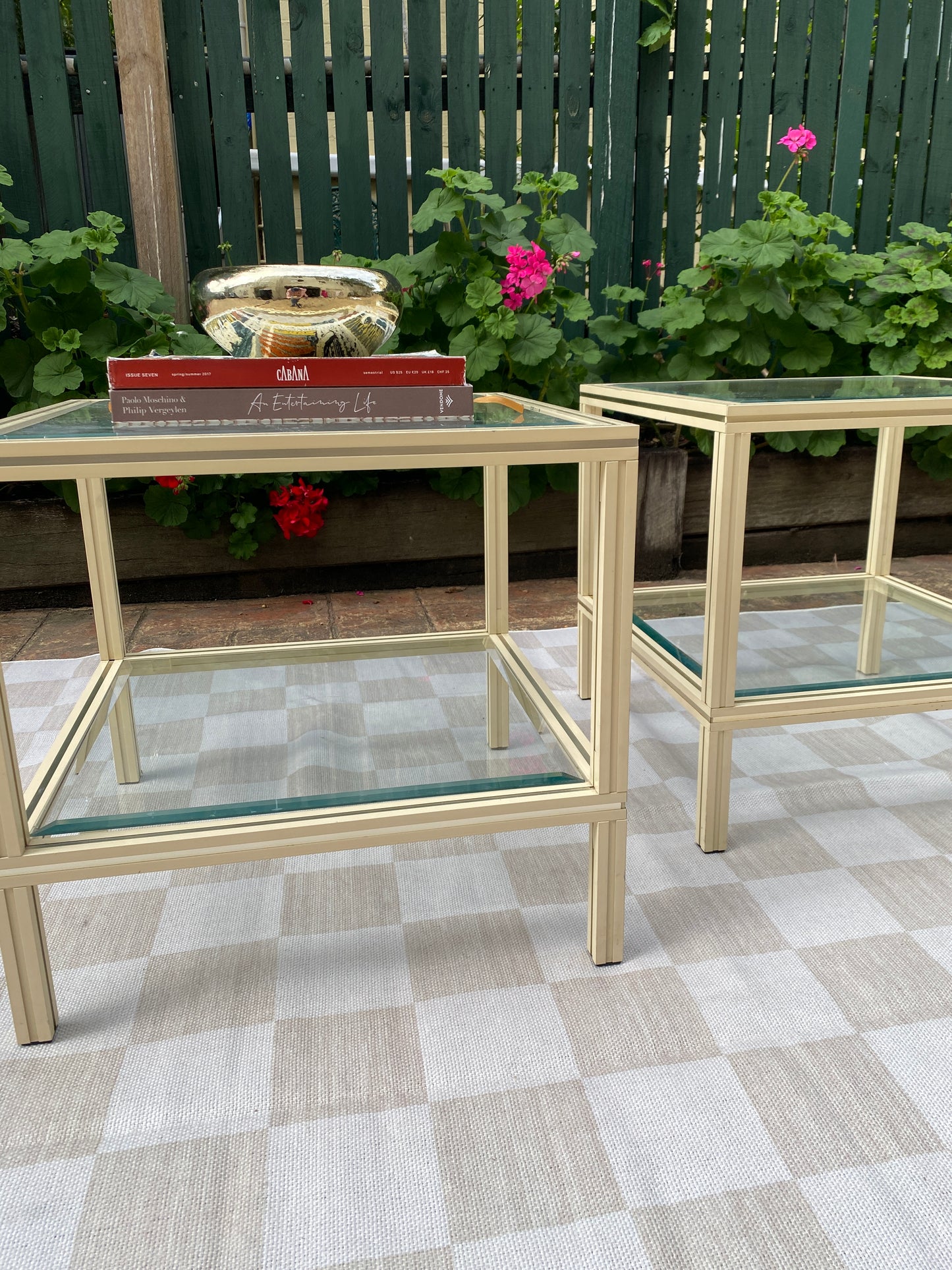 Pair Pierre Vandel Side Tables