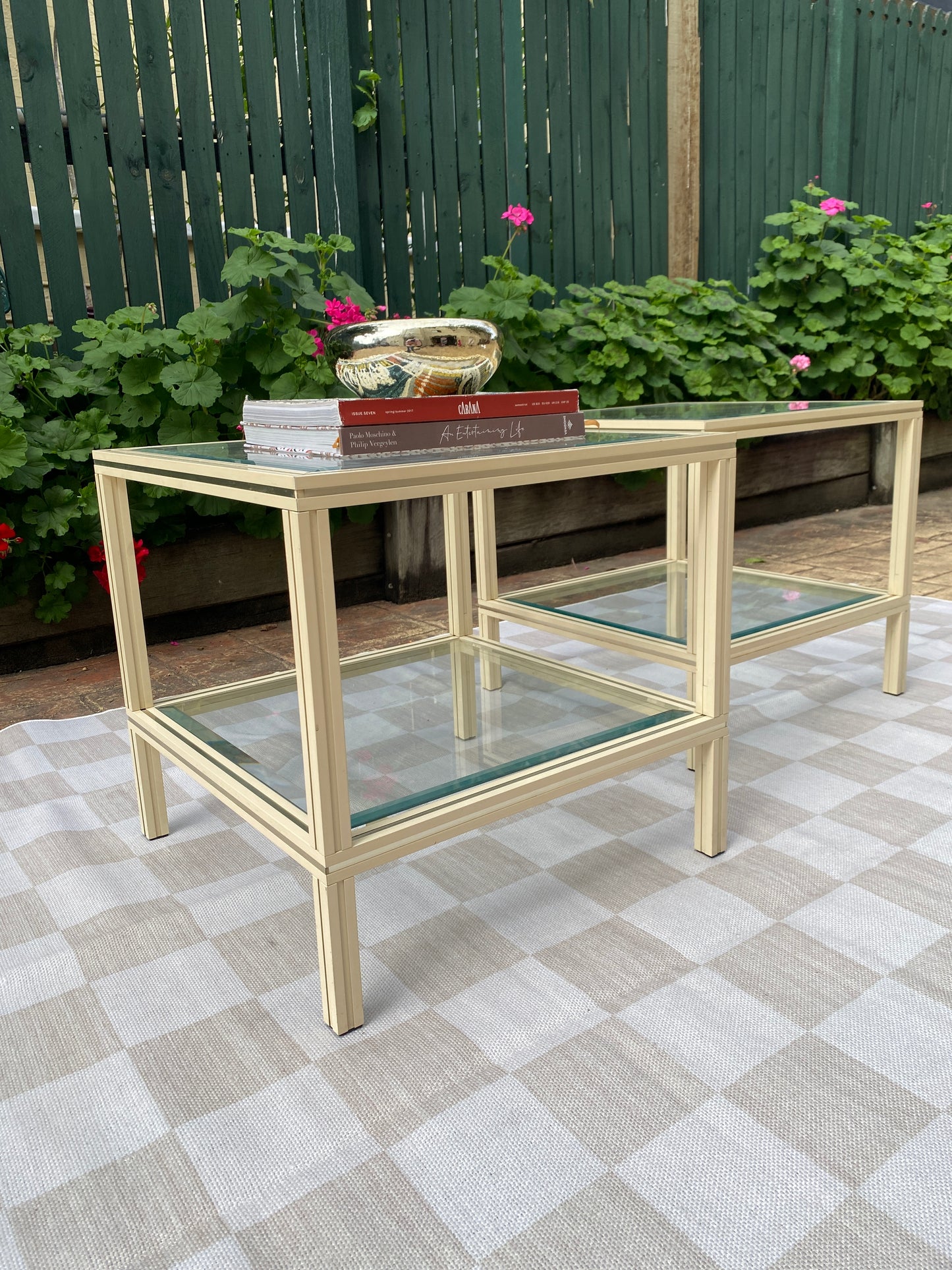 Pair Pierre Vandel Side Tables