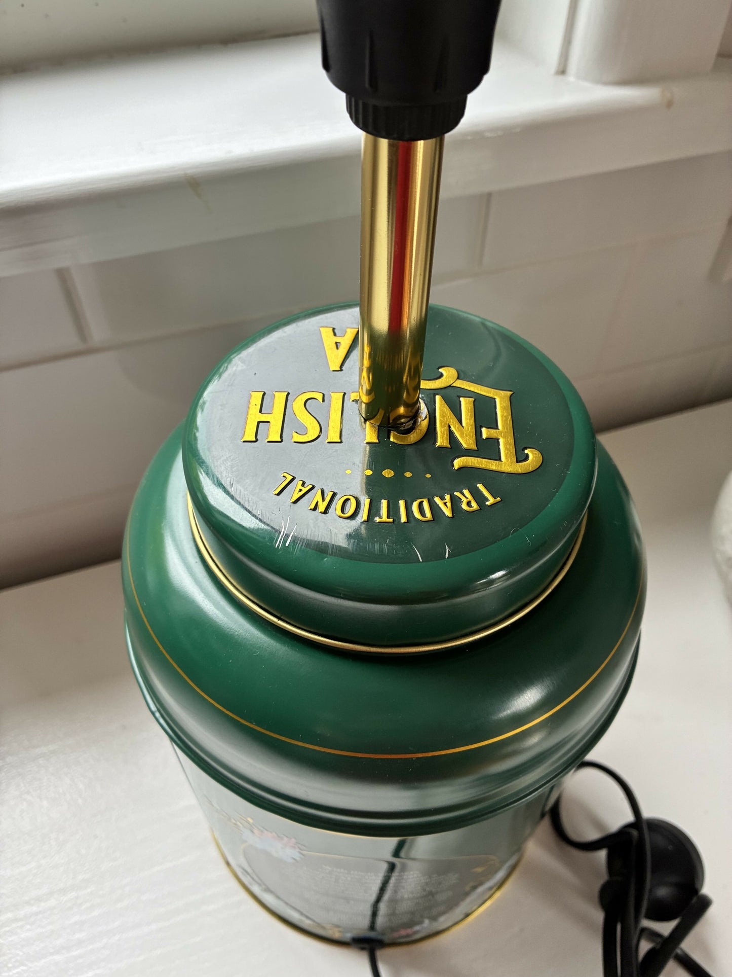 Tea Tin Lampbase
