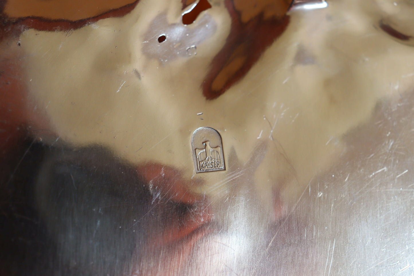 Silver plated Art Nouveau serving tray by Kayser of Germany