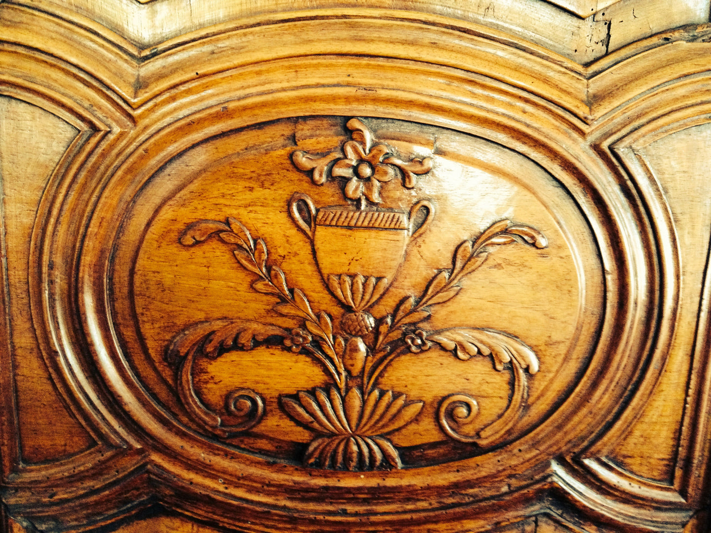 French Wedding Armoire, a fabulous French Find! dated 1796 (see images) 18th Century Louis XV, richly carved armoire from Provence