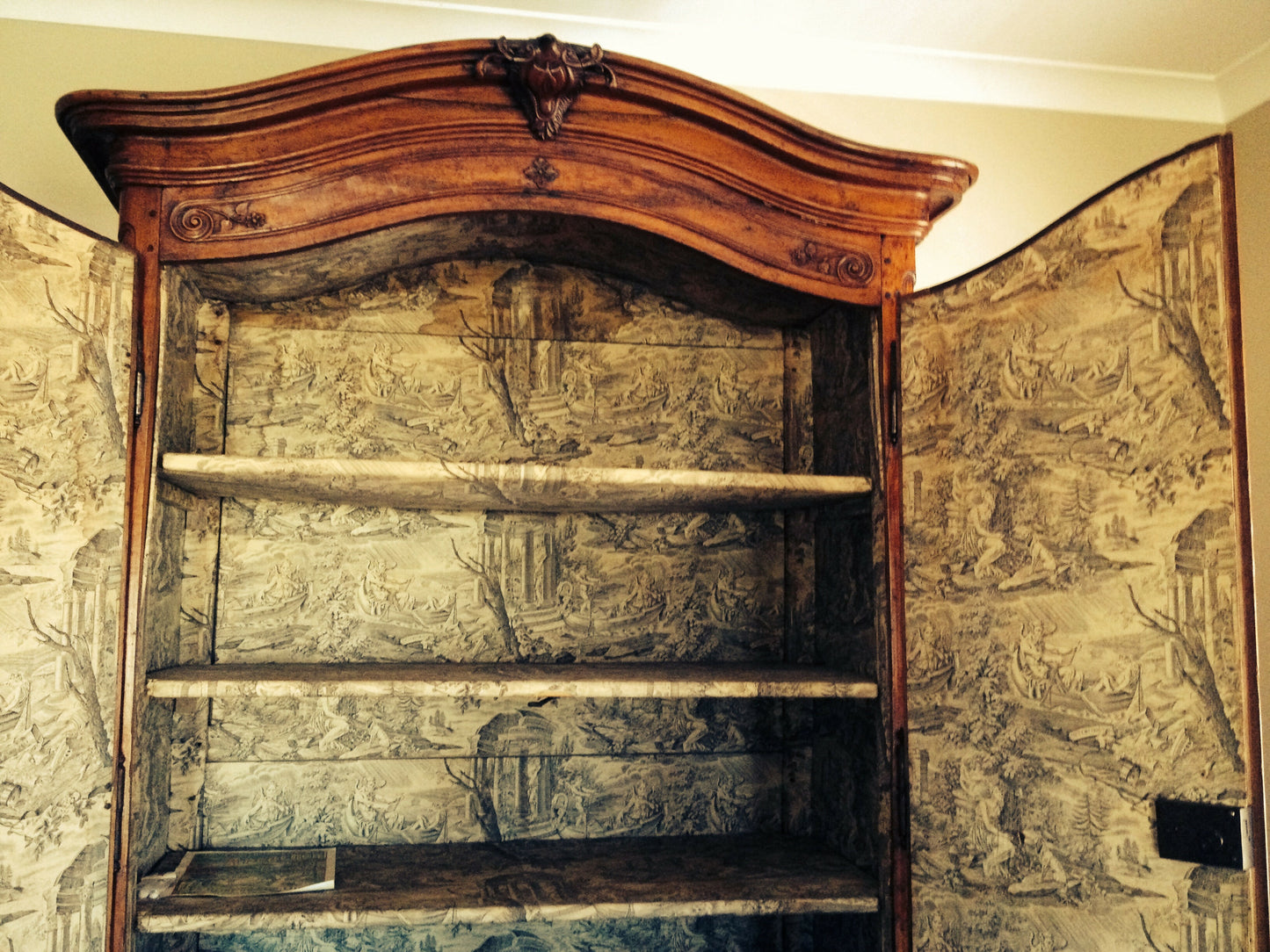 French Wedding Armoire, a fabulous French Find! dated 1796 (see images) 18th Century Louis XV, richly carved armoire from Provence
