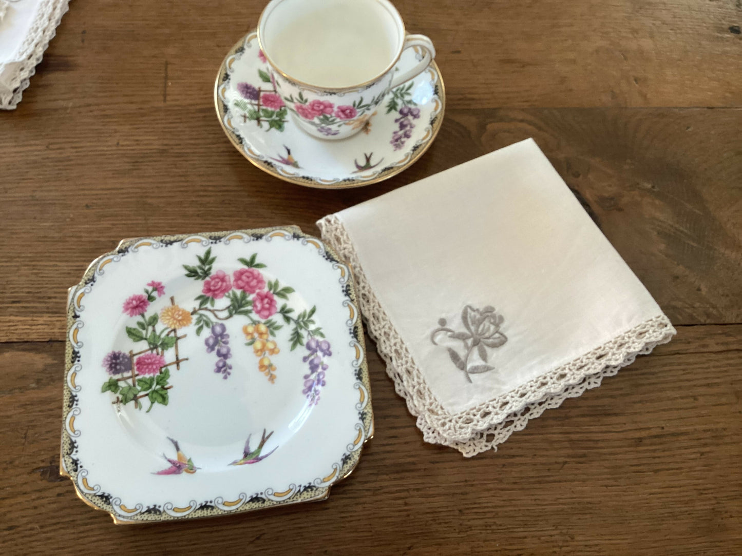 Vintage Ecru Table Napkins x 6, price for set of 6