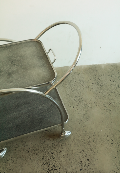 ART DECO Vintage Serving Trolley