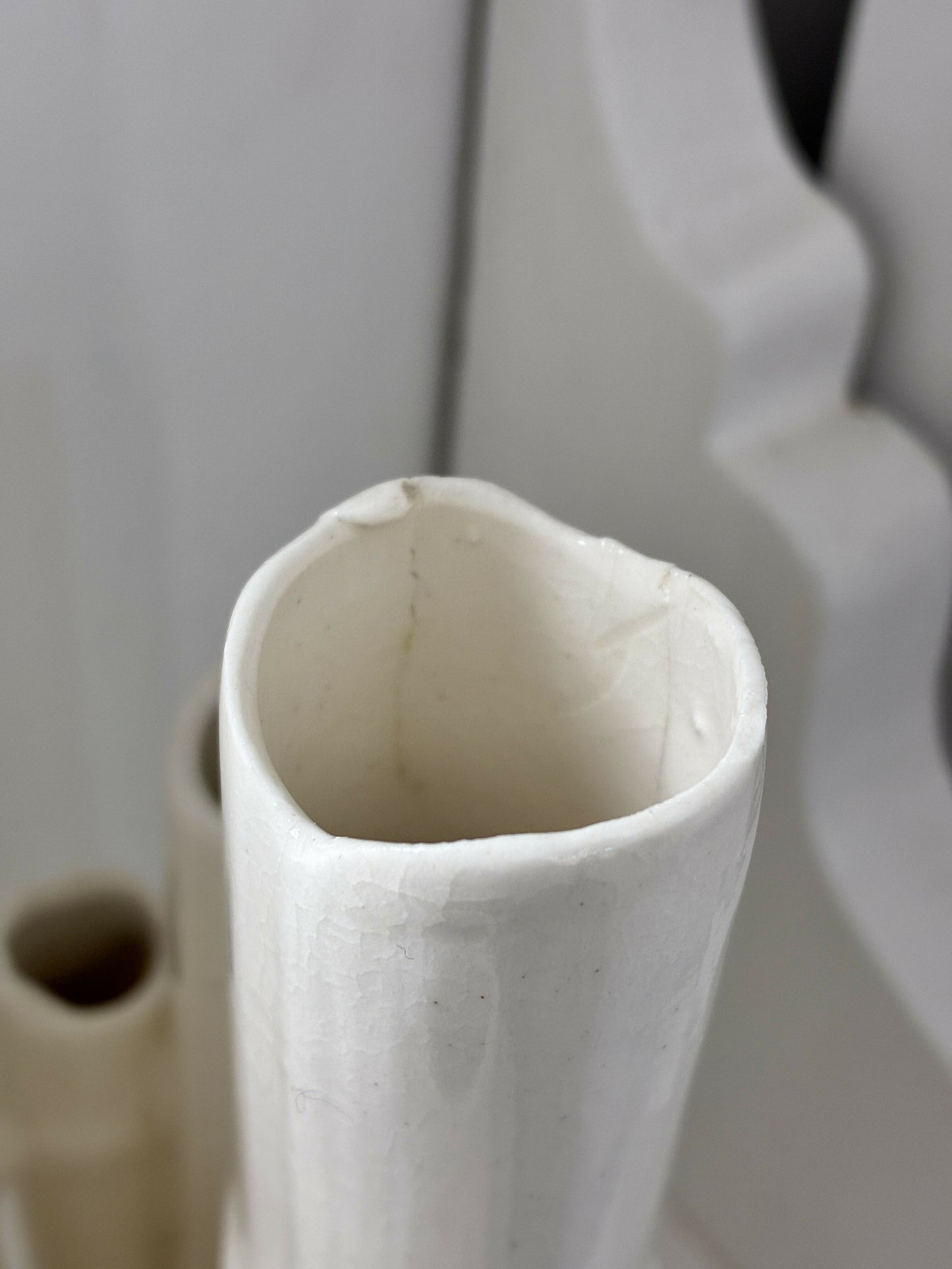 Faux Bois Bamboo Vase
