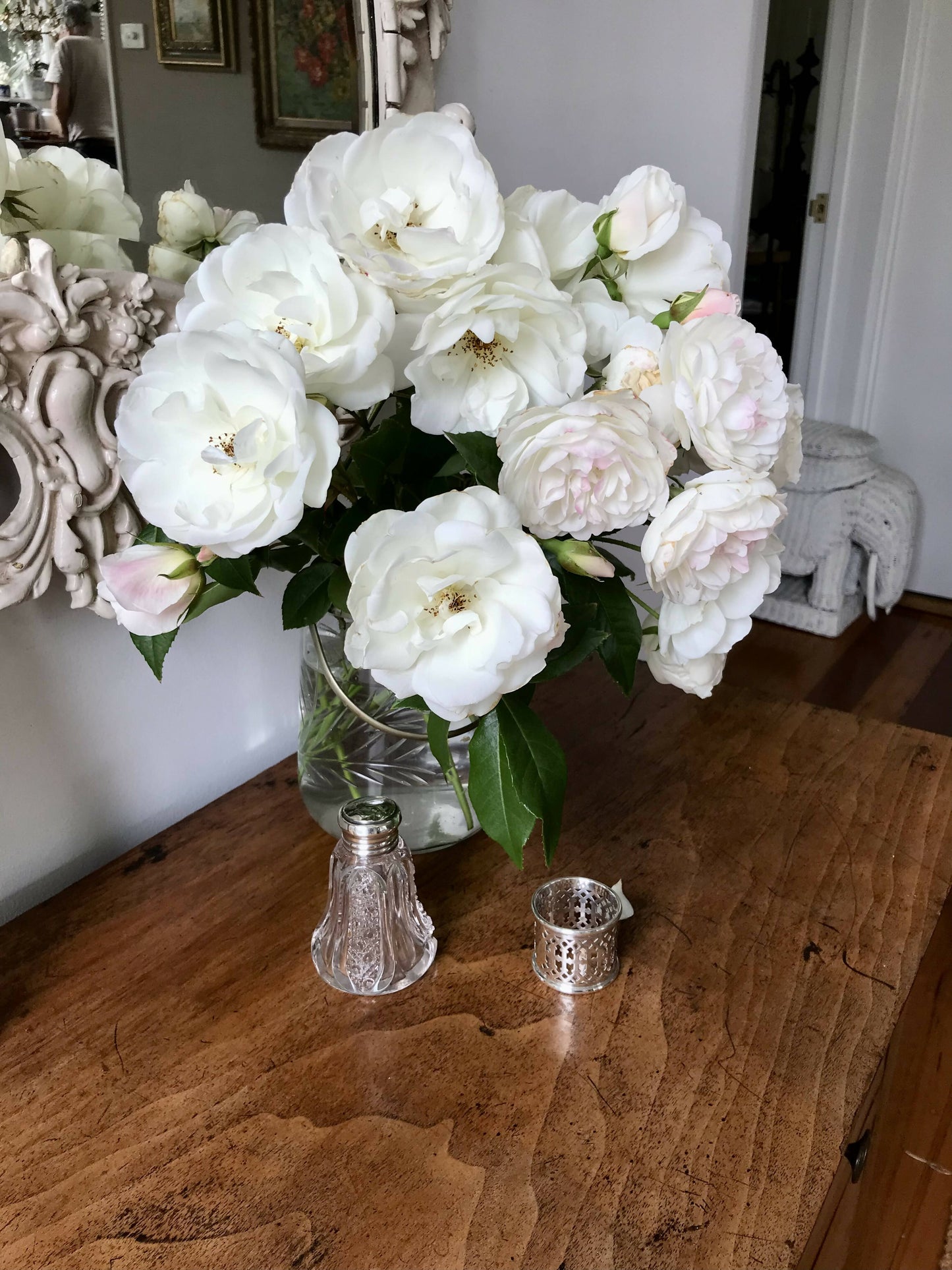Silver topped Scent Bottle
