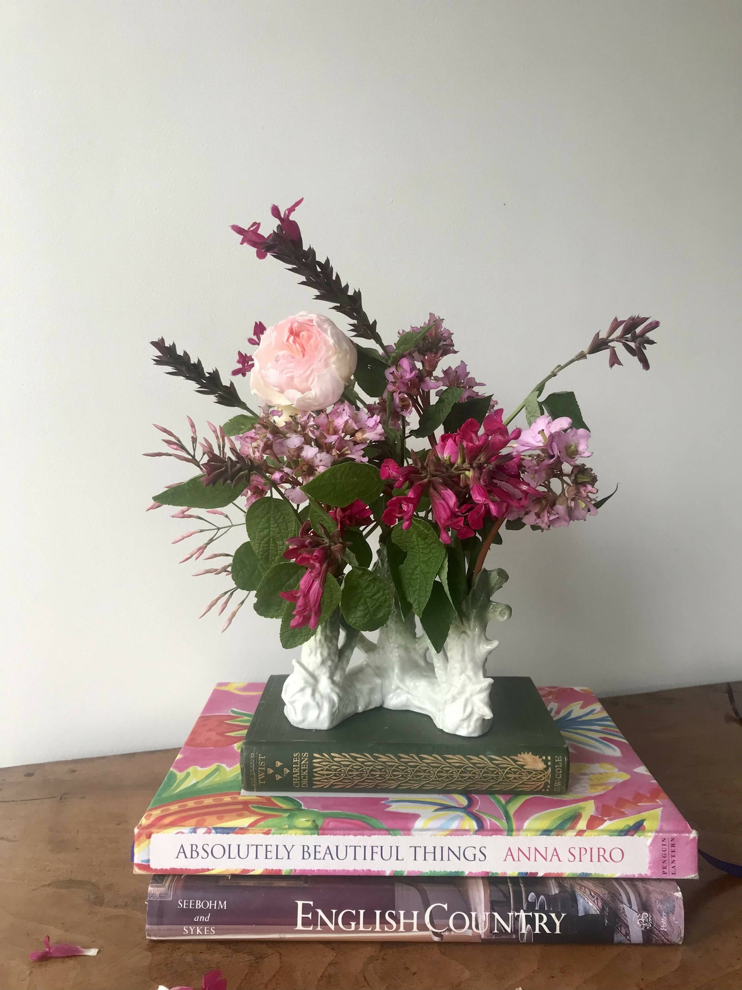 Faux Bois Gate Vase