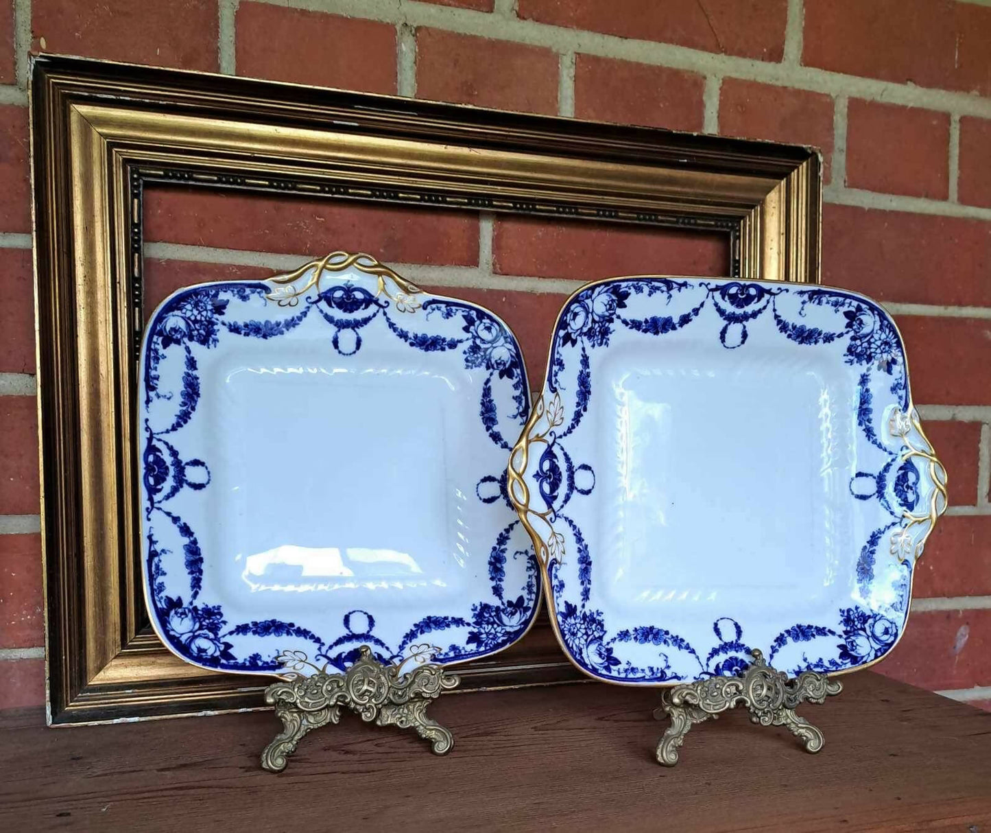 Stunning Pair of Wedgwood Ironstone Plates