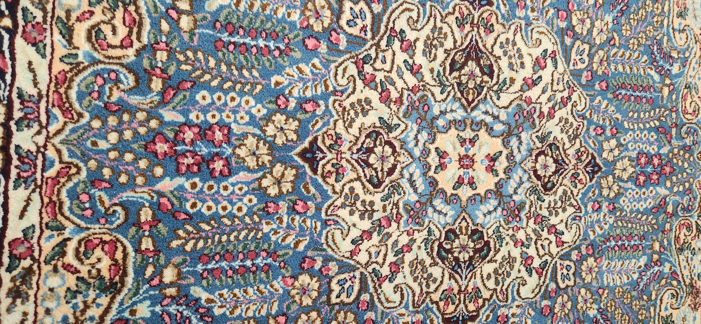 Square Kerman Handmade Vintage Carpet