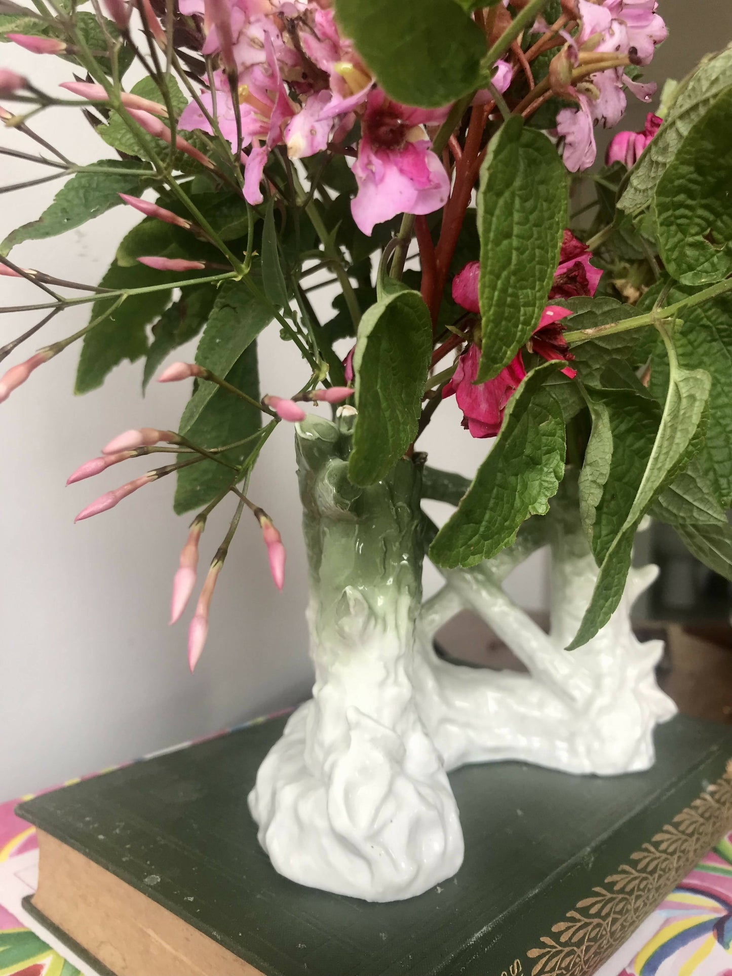 Faux Bois Gate Vase