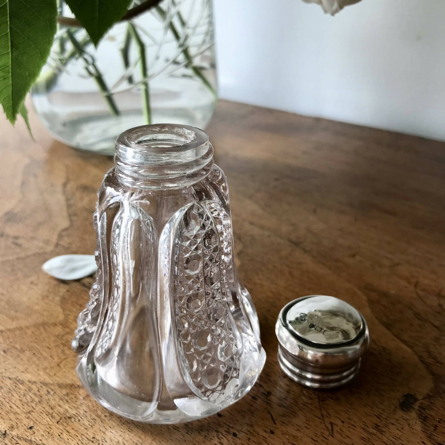 Silver topped Scent Bottle