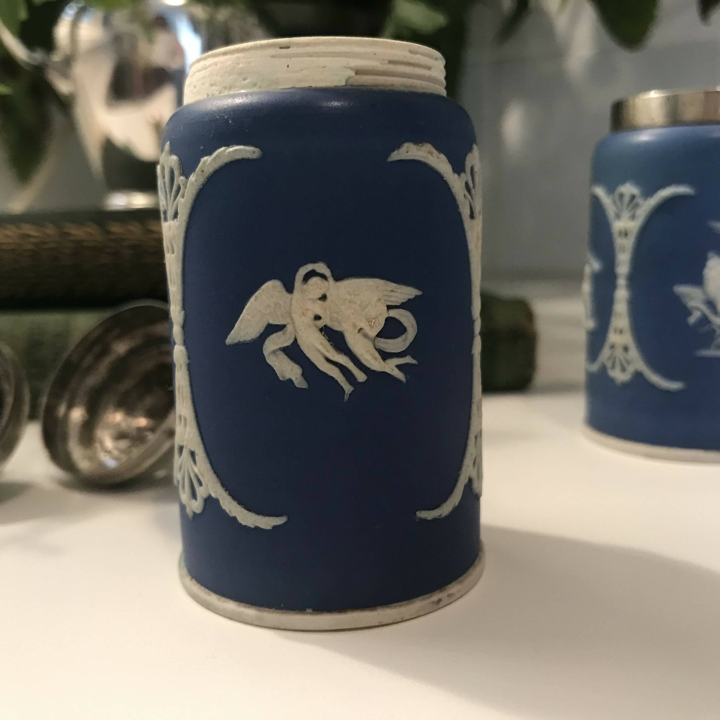 Jasperware Salt & Pepper
