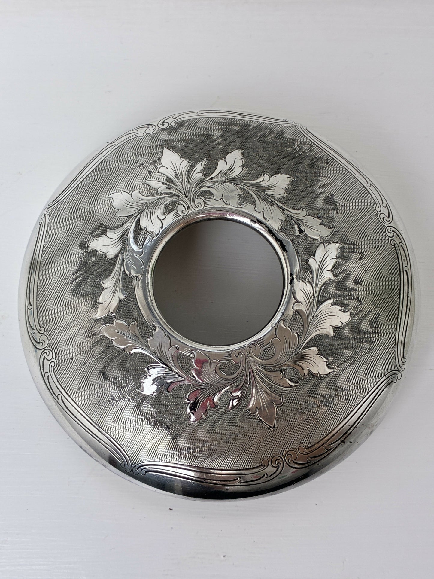 Silver topped Vanity Jar