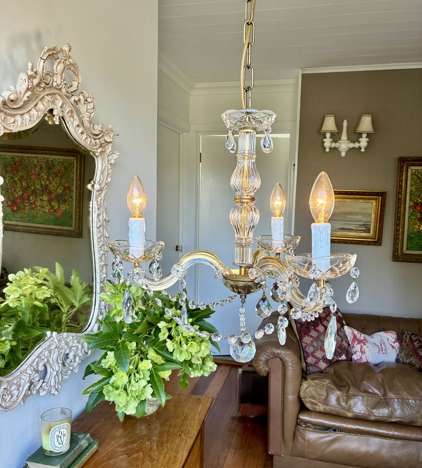 Three Arm Marie Therese Chandelier