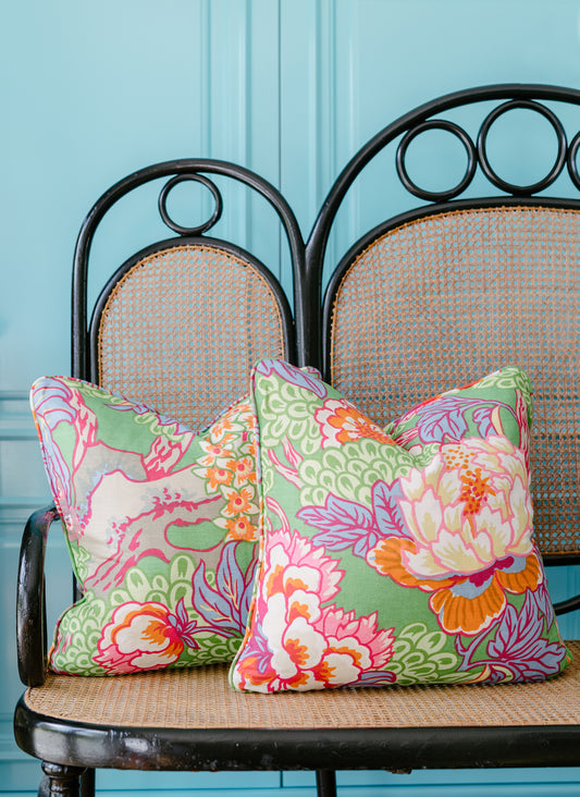 Thibaut "Honshu" Tropical Floral Cushion