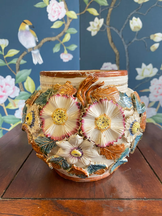 Made in England floral pot