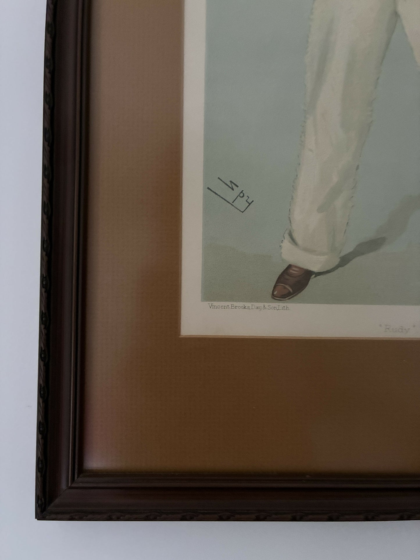 Vanity Fair Lithograph “Rudy”