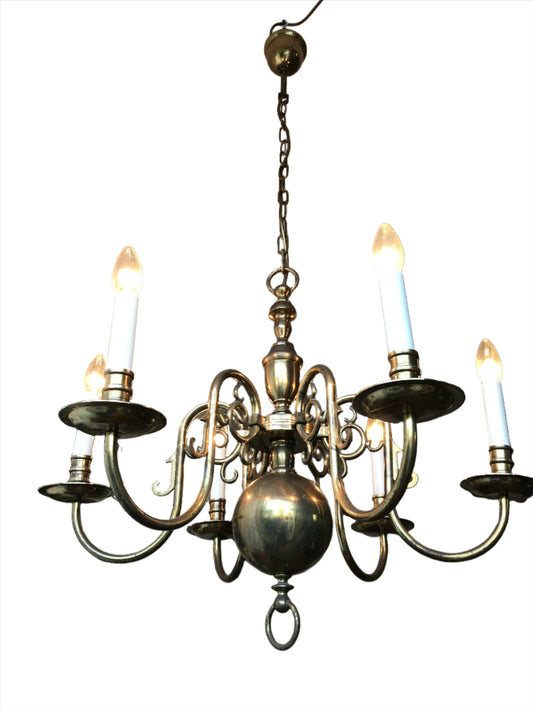 6 Light Flemish Chandelier