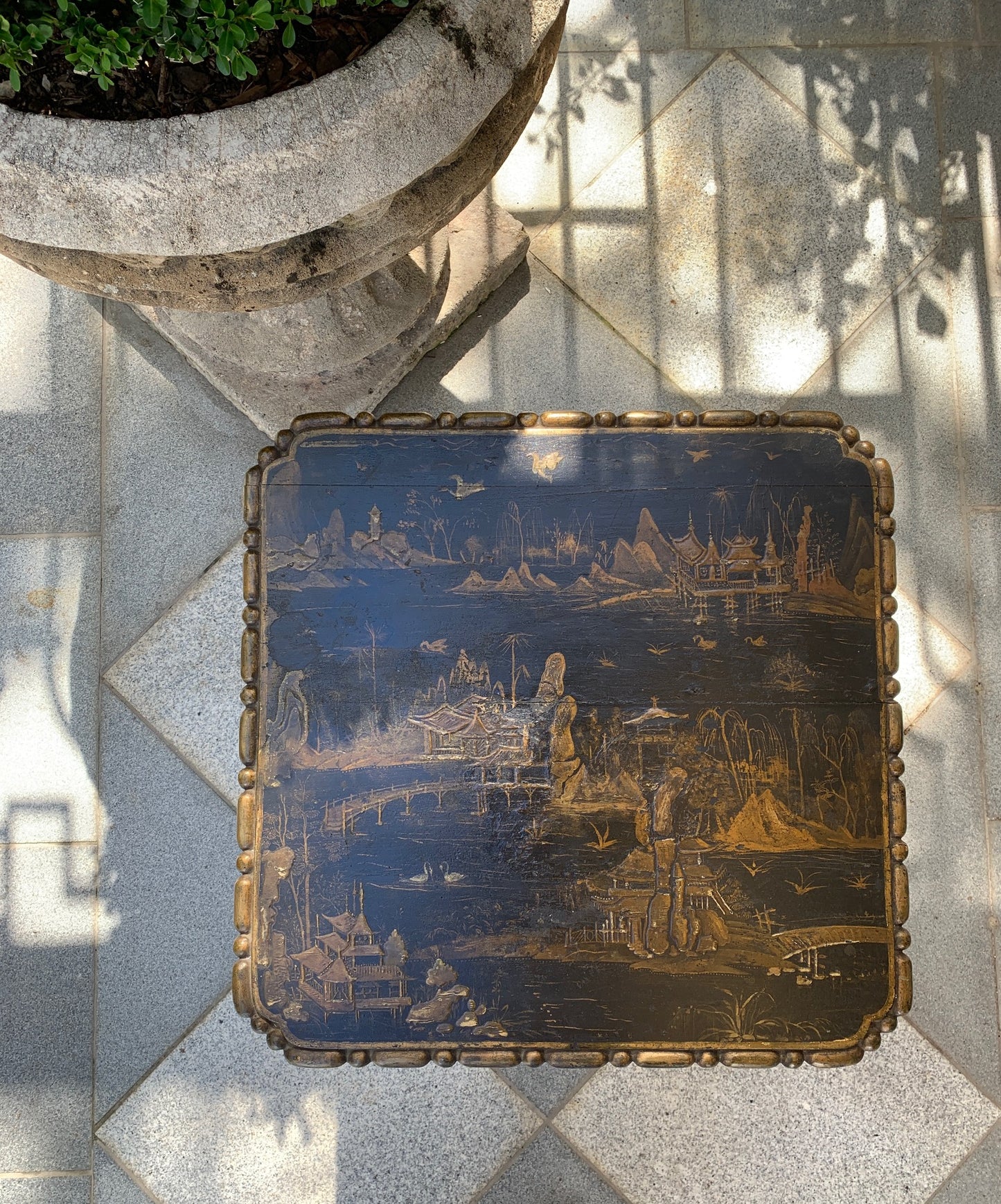 Chinoiserie side table