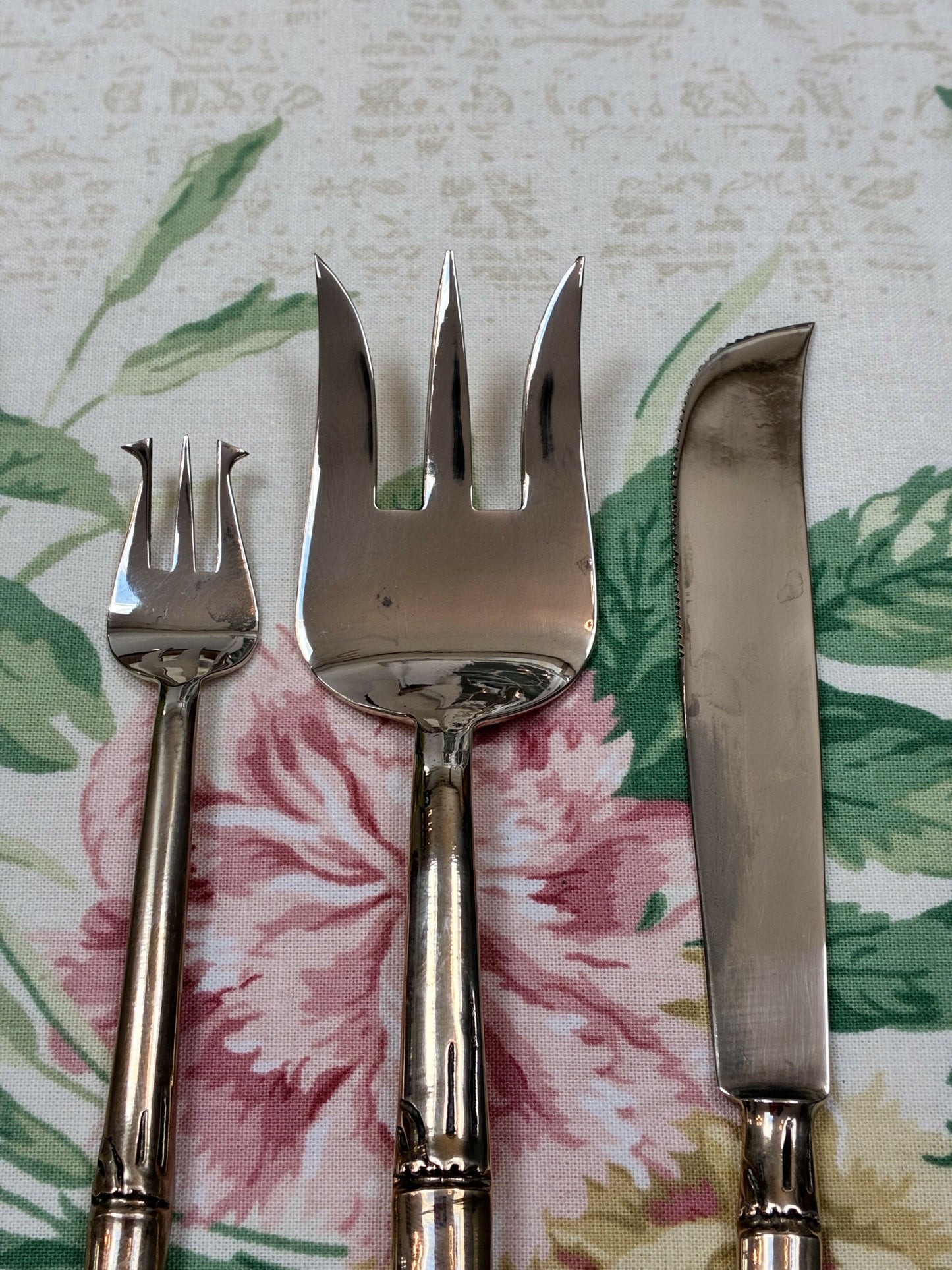 Faux Bamboo Cutlery set