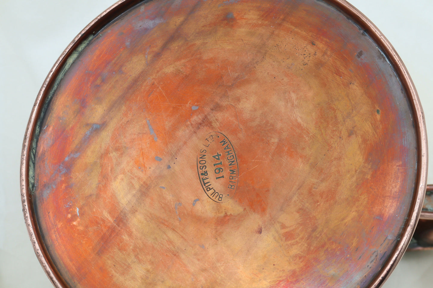 Edwardian copper jug