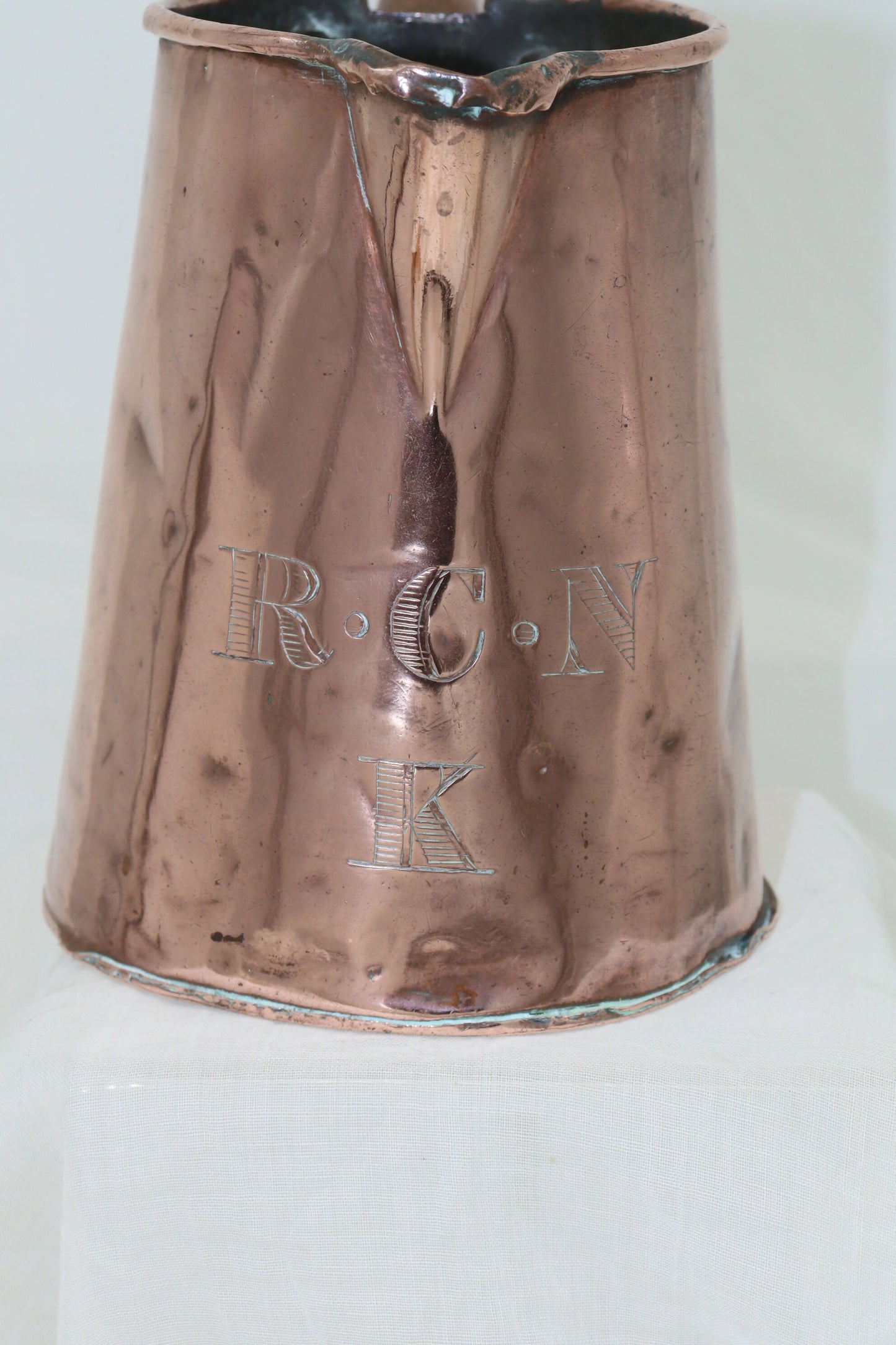 Antique copper jug