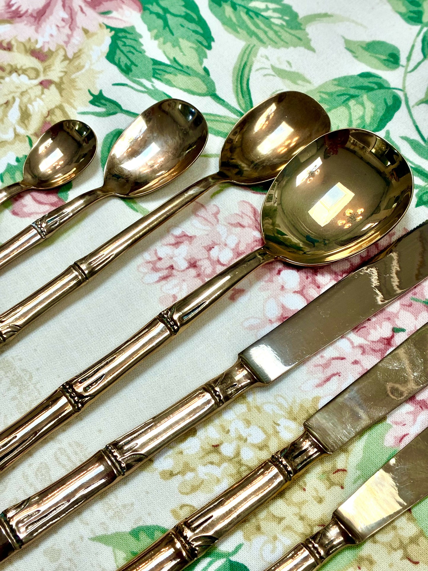 Faux Bamboo Cutlery set