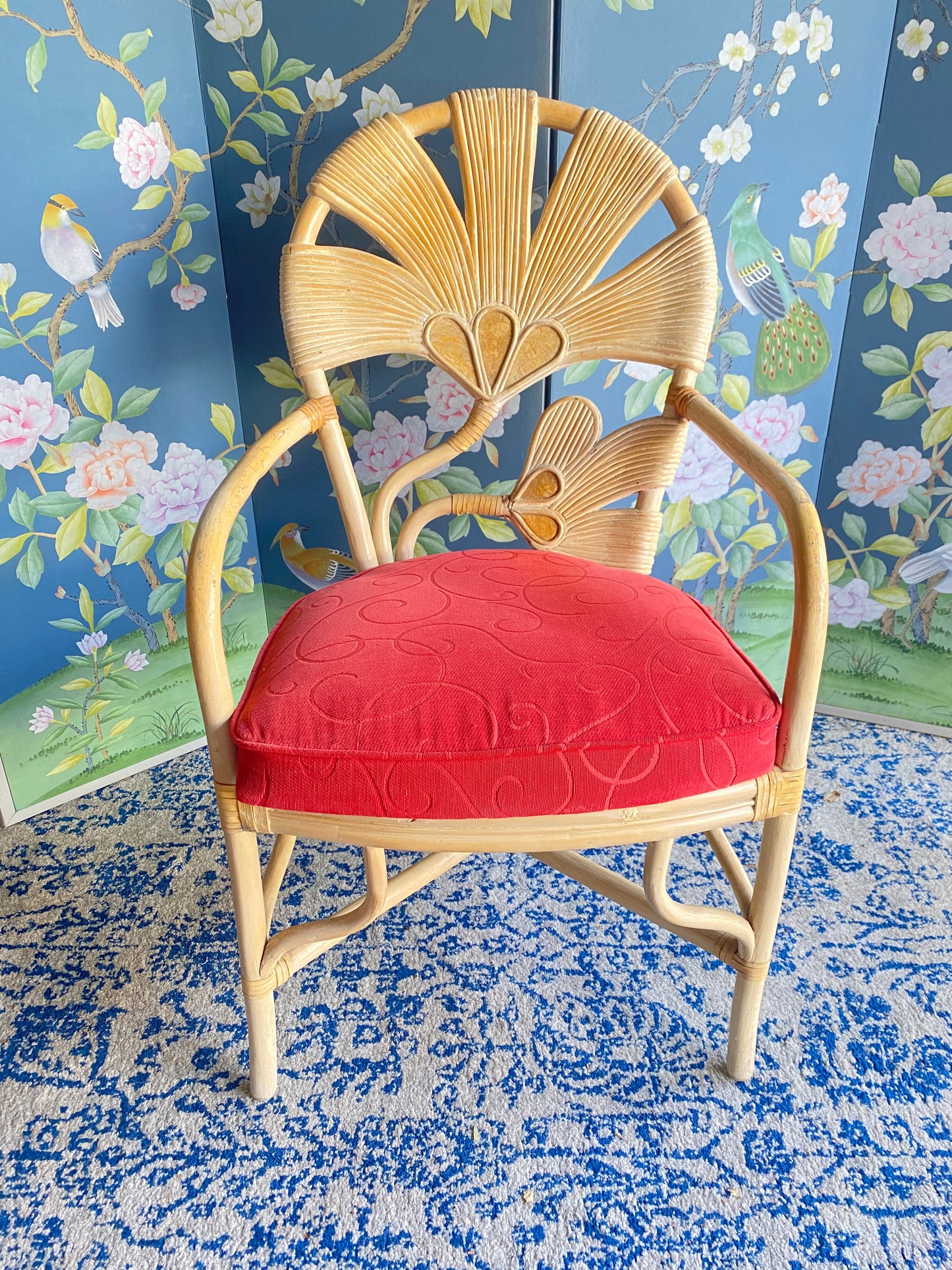 Set of 6 Vintage Cane Chairs