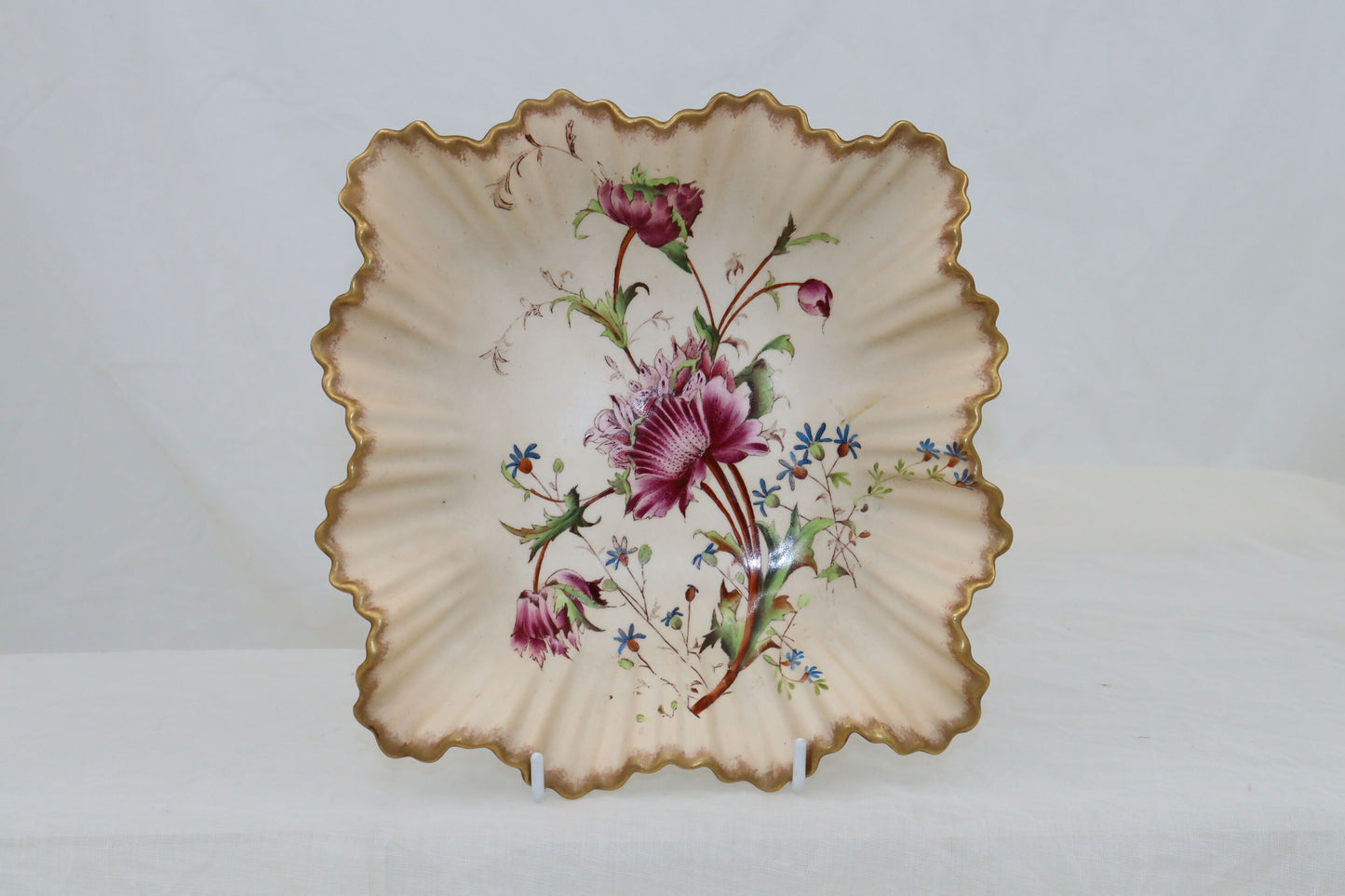 Early Carlton Ware sugar bowl cream jug and bonbon dish Poppy pattern