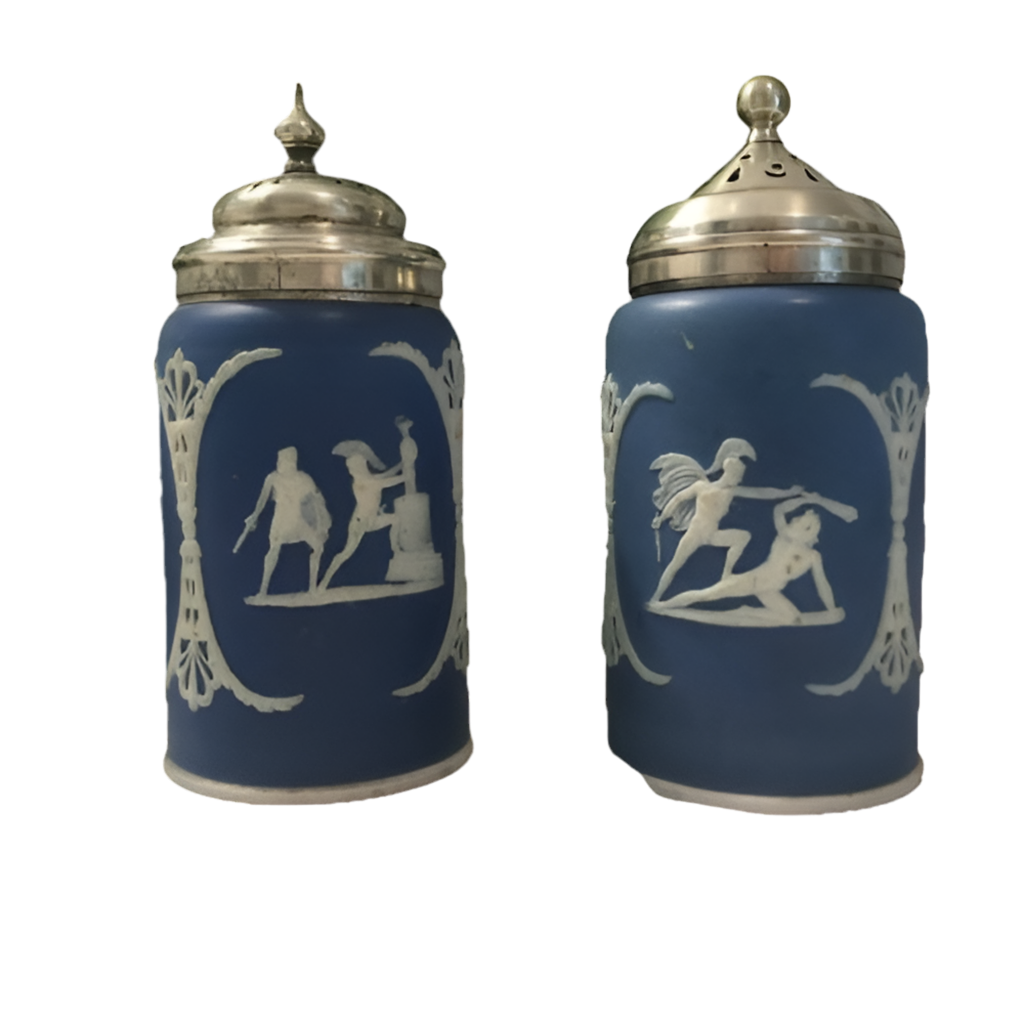 Jasperware Salt & Pepper