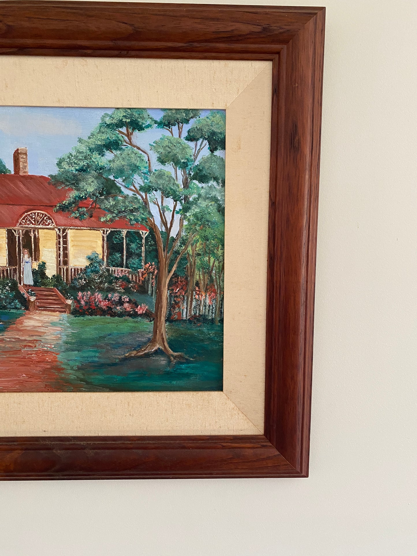 Painting of Country Queenslander & Garden