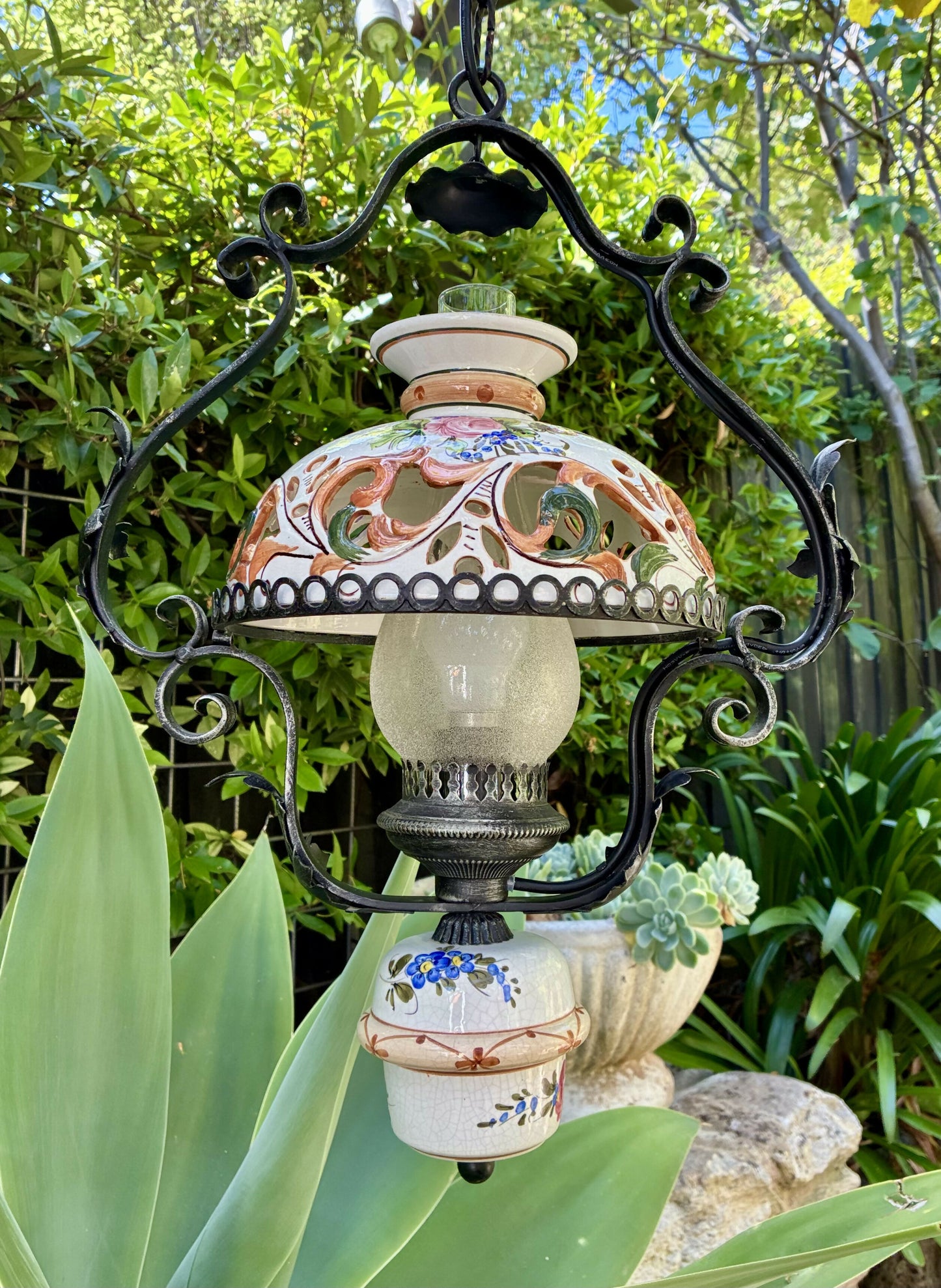 Capodimonte Pendant Lantern Light