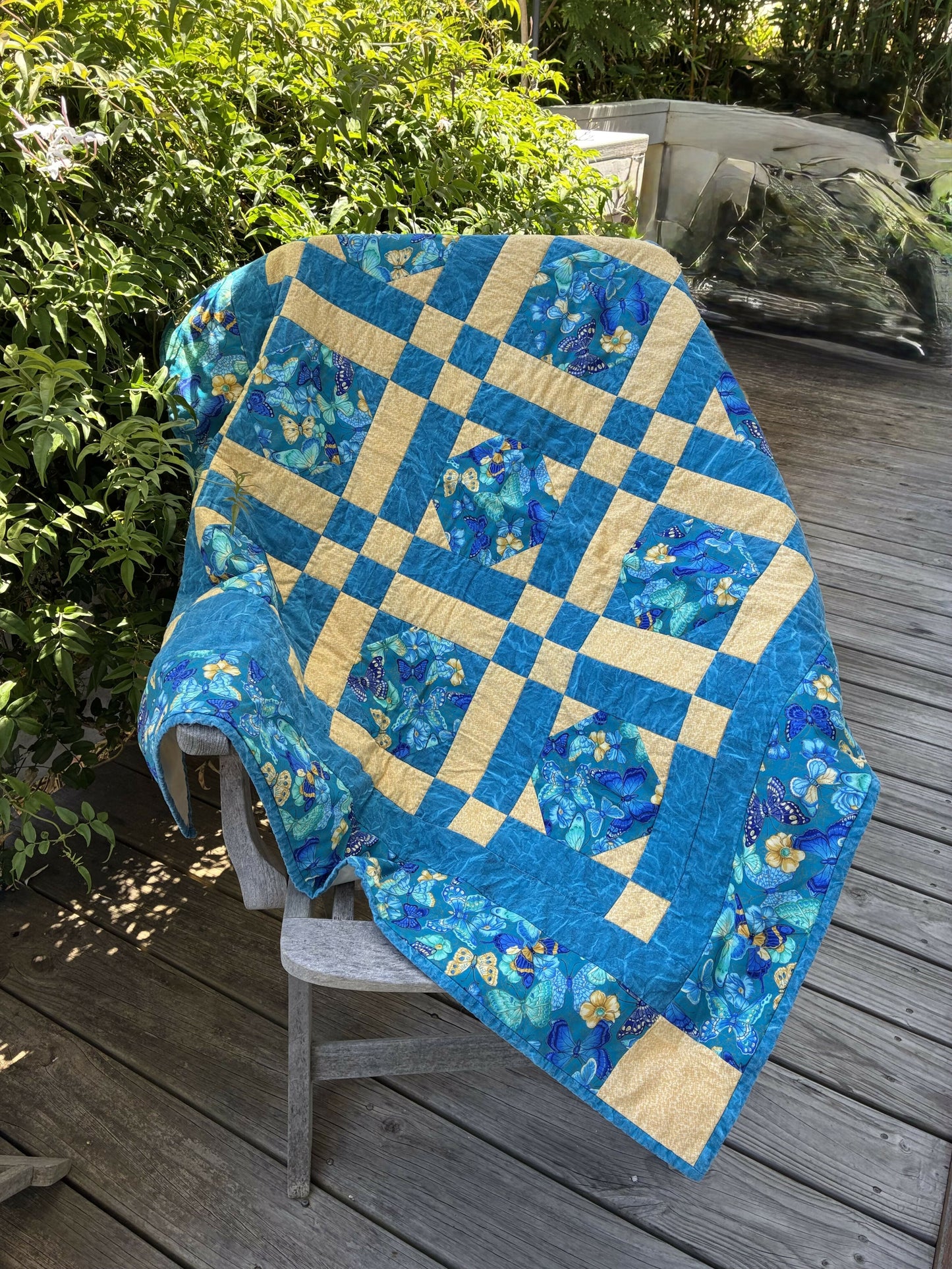 Patchwork Throw Quilt