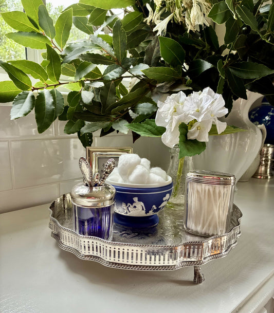 Silver Footed Tray 30cm