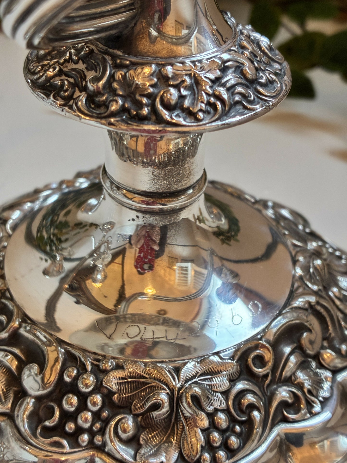 Pair of Hardy Bros Silver Candelabras