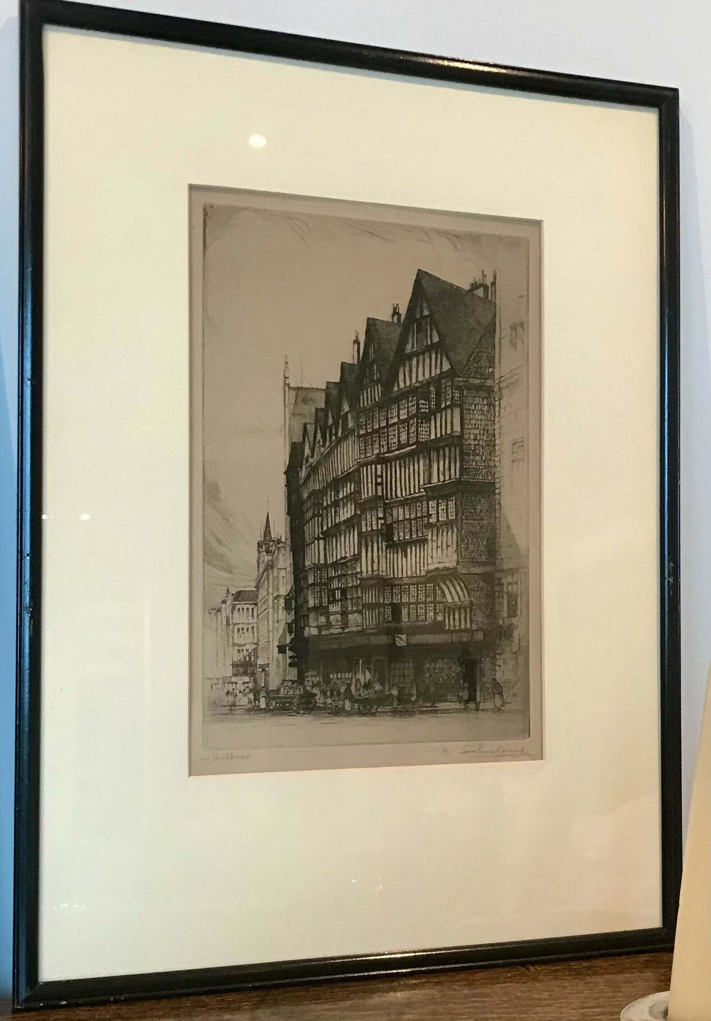 Pair of etchings by noted artist Edward Sharland