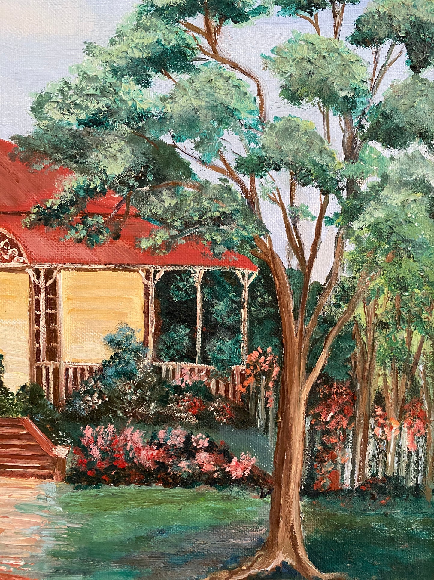 Painting of Country Queenslander & Garden