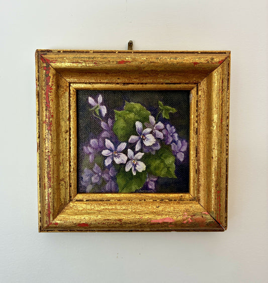 Violets still life