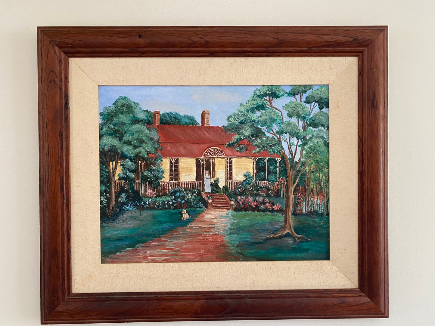 Painting of Country Queenslander & Garden