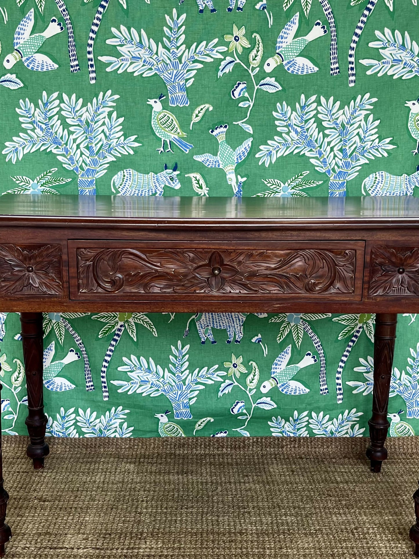 Carved Console/Desk